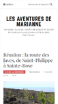 Mobile Screenshot of lesaventuresdemarianne.com