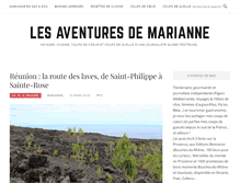 Tablet Screenshot of lesaventuresdemarianne.com